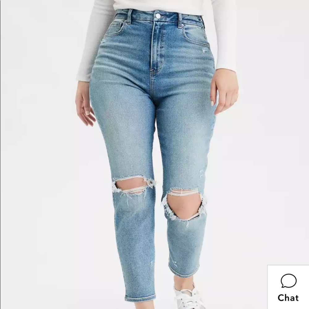 AE Stretch Curvy Mom Jean